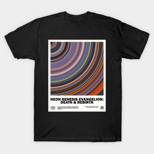 minimal_Neon Genesis Evangelion: Death & Rebirth Abstract Circular  Anime T-Shirt by silver-light